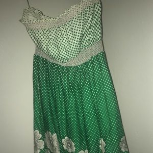 Anthropology Maeve Strapless Dress